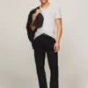 Twill Straight Fit Pant
         - Black