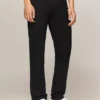 Twill Straight Fit Pant
         - Black