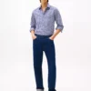 Regular Fit Gingham Oxford Shirt
         - Navy/Optic White