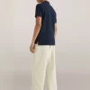Slim Fit Tommy Stripe Polo
         - Navy