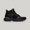 Mid-Top Cleat Suede Sneaker
         - Black