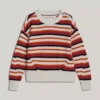 Kids' Stripe Relaxed Fit Sweater
         - Ancient White Stripe Multicolor
