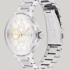 38MM Silver Multifunction Watch
         - Silver White