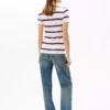 V-Neck Stripe Favorite T-Shirt
         - Optic White Stripe