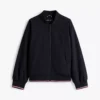 Kids' Embroidered Logo Bomber Jacket
         - Navy