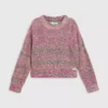 Kids' Chunky Melange Knit Sweater
         - Beige / Multi