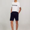Embroidered Monotype Logo T-Shirt
         - Optic White