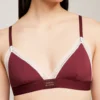 Hilfiger Badge Lace Triangle Bra
         - Deep Rouge