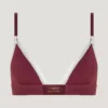 Hilfiger Badge Lace Triangle Bra
         - Deep Rouge