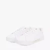 Hilfiger Logo Leather Sneaker
         - White