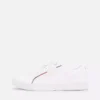 Tommy Signature Leather Sneaker
         - White
