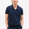 Regular Fit Pocket Polo
         - Navy