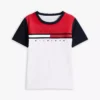 Kids' Colorblock Flag Stripe T-Shirt
         - Optic White