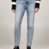 High-Rise Slim Fit Cigarette Jean
         - Medium Wash