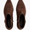 Suede Zip Ankle Boot
         - Legacy Brown