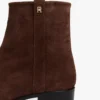 Suede Zip Ankle Boot
         - Legacy Brown
