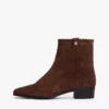 Suede Zip Ankle Boot
         - Legacy Brown