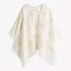 Stripe Cotton-Linen Blend Cape
         - Calico / Harvest Wheat