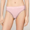 Hilfiger Badge Lace Trim Thong
         - Whimsy Pink