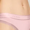 Hilfiger Badge Lace Trim Thong
         - Whimsy Pink