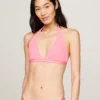 Tommy Logo Triangle Bikini Top
         - Botanical Pink