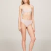 Tommy Logo High Waist Thong
         - Balanced Beige