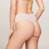 Tommy Logo High Waist Thong
         - Balanced Beige