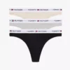 Tommy Logo Thong 3-Pack
         - Grey / Black / Heathered Oat