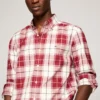 Regular Fit Plaid Poplin Shirt
         - Rouge