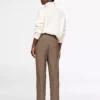 Flannel Slim Straight-Leg Pant
         - Legacy Brown Heather