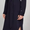 Long-Sleeve Utility Shirtdress
         - Navy
