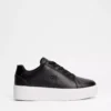 Monogram Platform Court Sneaker
         - Black