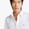 Slim Fit Interlock Shirt
         - Optic White