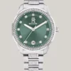 36MM T85 Crystal Accent Watch
         - Mint Green