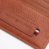 Tommy Logo Leather Card Holder
         - Winter Cognac