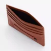 Tommy Logo Leather Card Holder
         - Winter Cognac