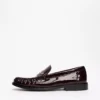 Monogram Leather Loafer
         - Burgundy Velvet