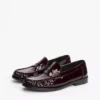 Monogram Leather Loafer
         - Burgundy Velvet