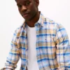 Regular Fit Madras Stretch Oxford Shirt
         - Sunny Orange Multi